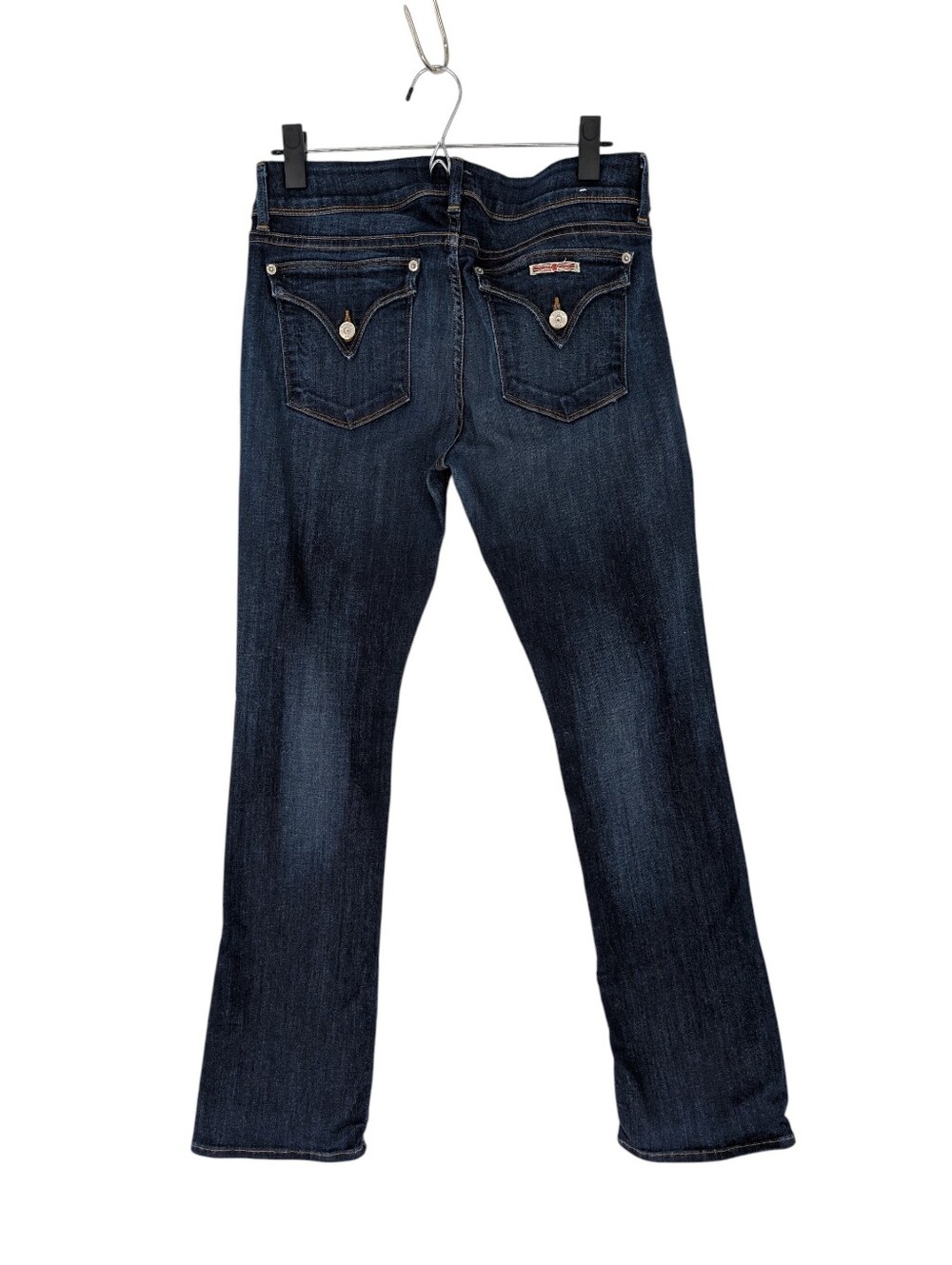 Hudson Jeans Beth Petite Baby Boot Cut Jeans Dark Wash Flap Pocket Y2k 29 - Picture 5 of 10